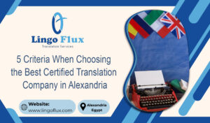 5 Criteria When Choosing the Best Certified Translation Company in Alexandria