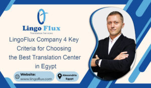 LingoFlux Company 4 Key Criteria for Choosing the Best Translation Center in Egypt