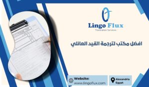 افضل مكتب لترجمة القيد العائلي
