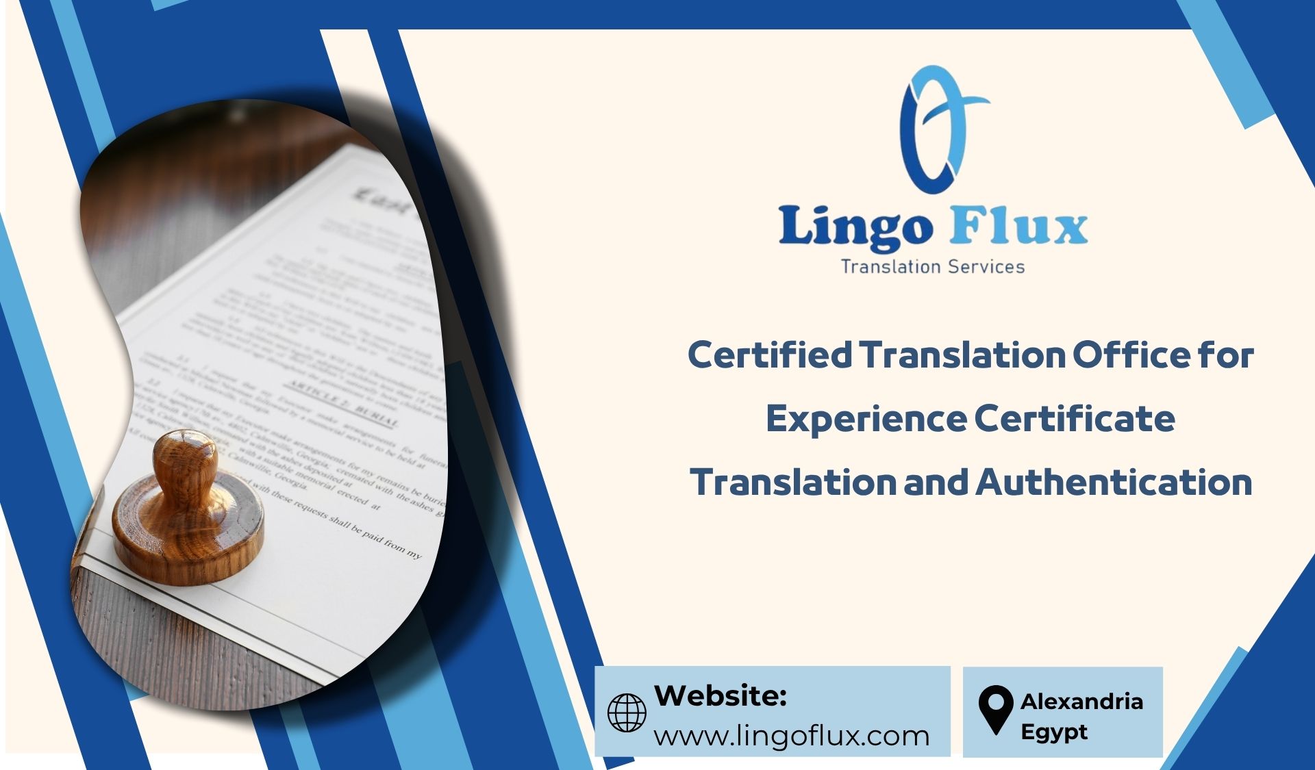Certified Translation Office for Experience Certificate Translation and Authentication